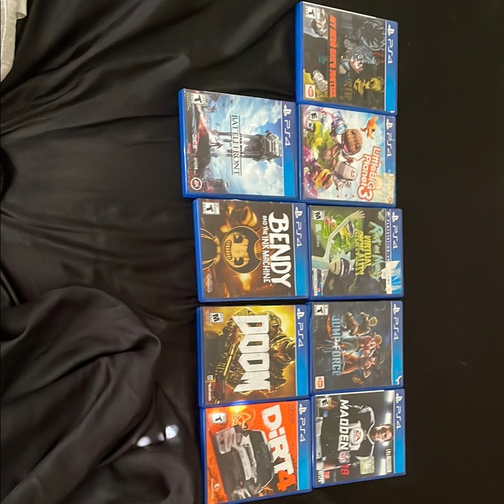 Sony Blue PS4 Game Collection Video Games